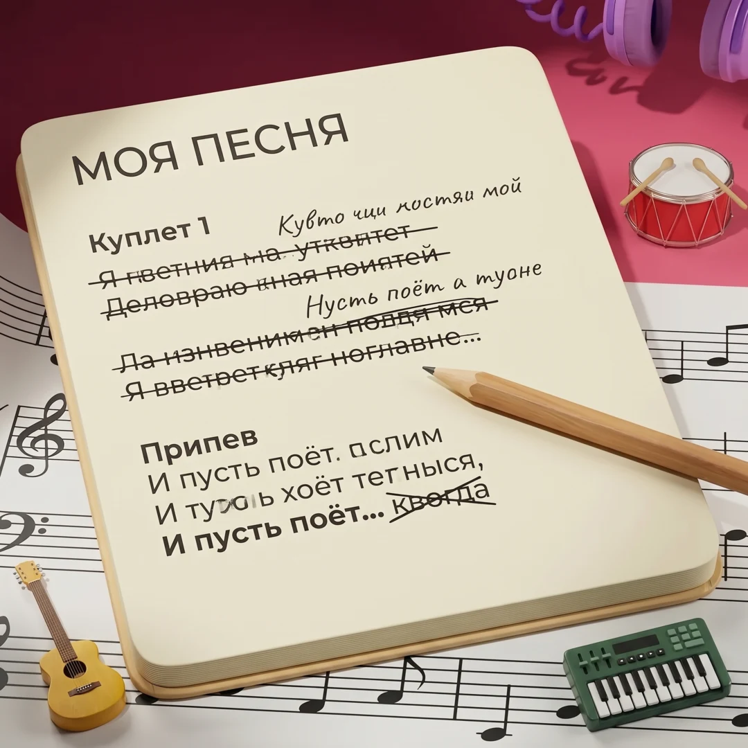 Написать текст песни