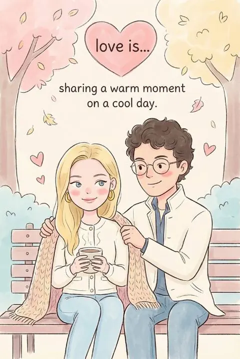 love is… на траве в парке