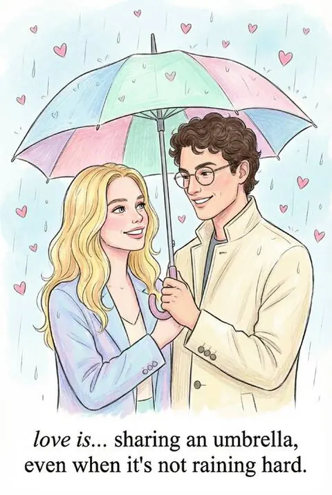 love is… закат на крыше