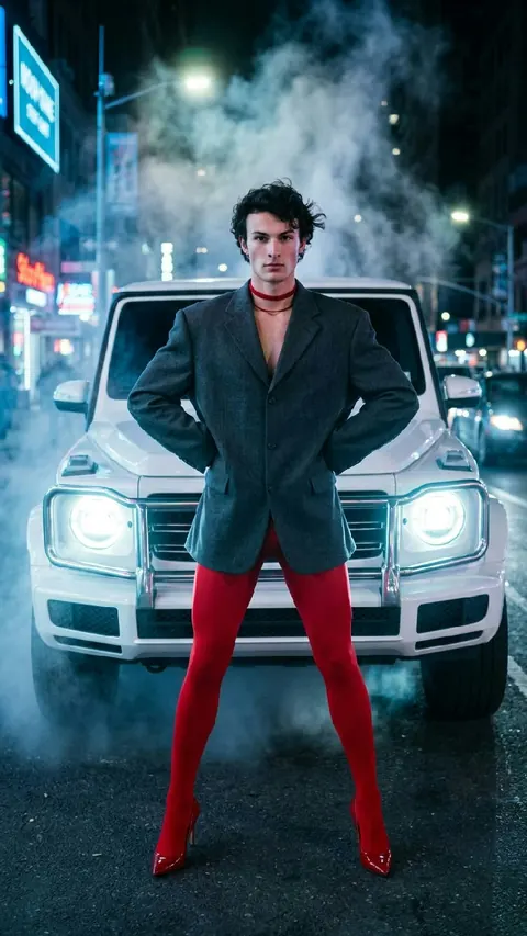 Ночная фотосессия у авто