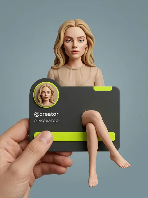 3D-карточка профиля