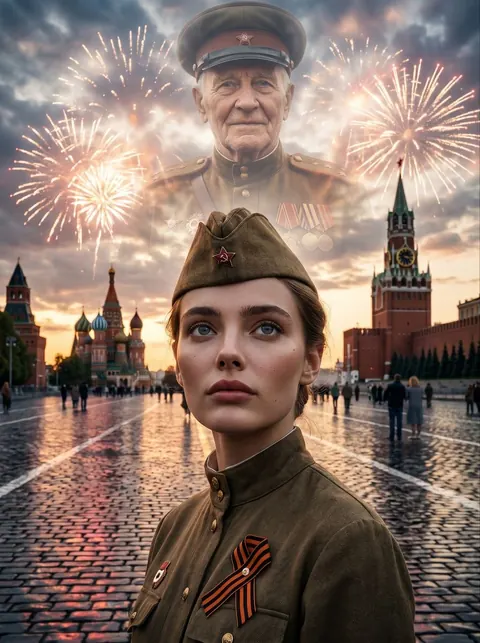 На Красной площади с духом ветерана