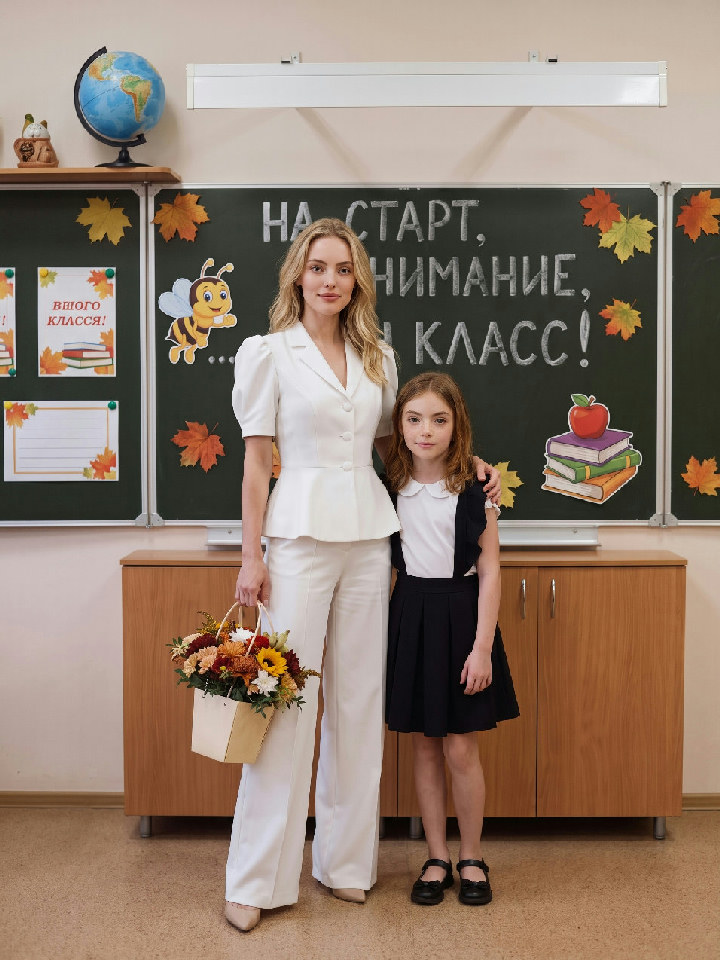 С мамой в классе